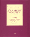 Obálka titulu Staré letopisy české