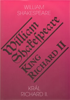 Obálka titulu Král Richard II. / King Richard II