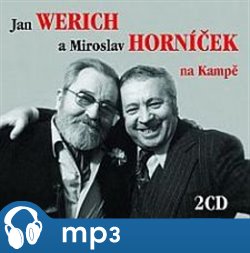 Obálka titulu Jan Werich a Miroslav Horníček na Kampě