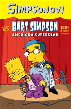 Obálka titulu Bart Simpson 12 (8/2014): Americká superstar