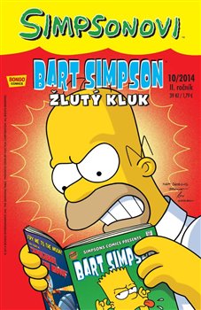 Obálka titulu Bart Simpson 14 (10/2014): Žlutý kluk