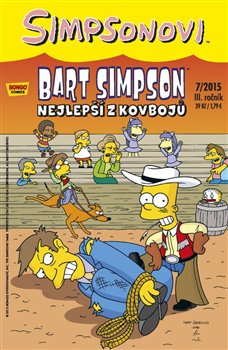 Obálka titulu Bart Simpson 7/2015: Nejlepší z kovbojů