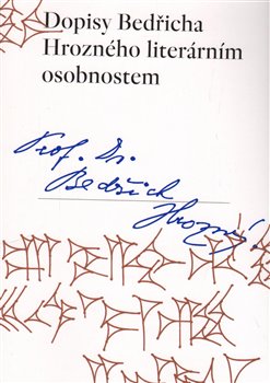 Obálka titulu Dopisy Bedřicha Hrozného literárním osobnostem