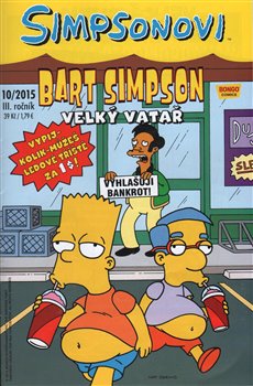 Obálka titulu Bart Simpson 10/2015: Velký vatař