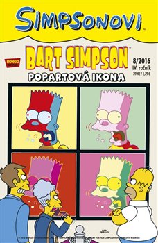 Obálka titulu Bart Simpson 8/2016: Popartová ikona