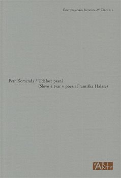 Obálka titulu Událost psaní (Slovo a tvar v poezii Františka Halase)