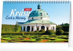 Obálka titulu Stolní kalendář Krásy Čech a Moravy 2021, 23,1 × 14,5 cm