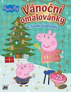 Obálka titulu Vánoční omalovánky se samolepkami - Peppa Pig